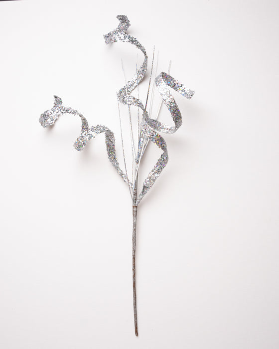 24" Glitter Spiral Spray