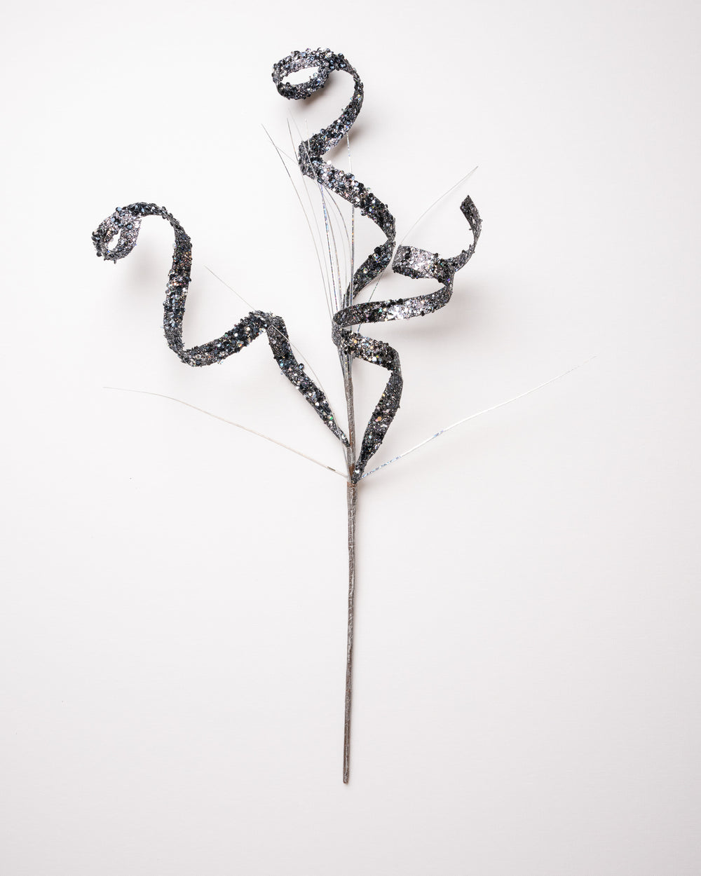 24" Glitter Spiral Spray