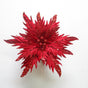 12" Glitter Poinsettia Clip