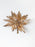12" Glitter Poinsettia Clip