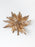 12" Glitter Poinsettia Clip