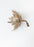 12" Glitter Poinsettia Clip