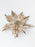 12" Glitter Poinsettia Clip