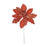 15" Red Poinsettia Stem