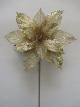 29" Velvet Poinsettia Stem