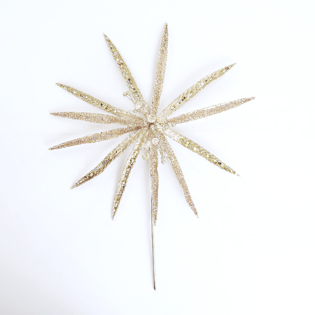 17" Glitter Papyrus Stem