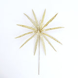 17" Glitter Papyrus Stem