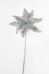 25" Gold Net Mesh Poinsettia