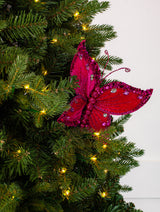 8" Hot Pink Gem Butterfly