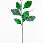 25" Sequin Leaf Branch