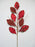 25" Red & Gold Sequin Leaf