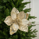 17" Glitter Hibiscus Stem