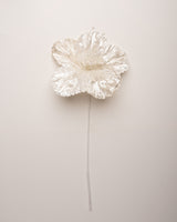 20" Pearl White Hibiscus Stem