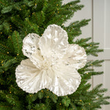 20" Pearl White Hibiscus Stem