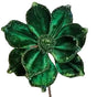 8" Green Velvet Magnolia Stem