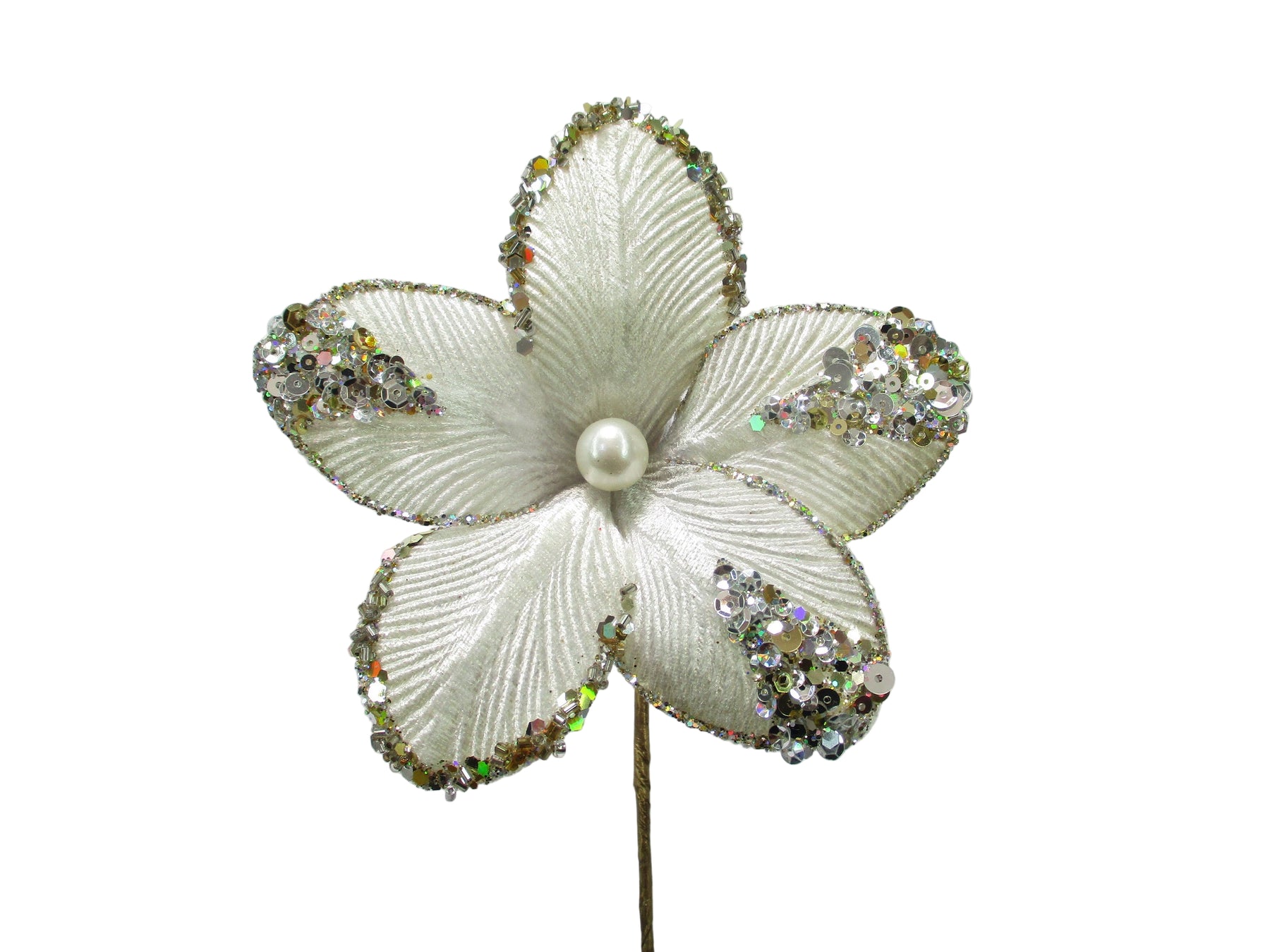 9" Velvet Mini Flower