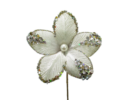 9" Velvet Mini Flower