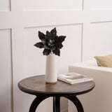 12" Glitter Poinsettia Pick