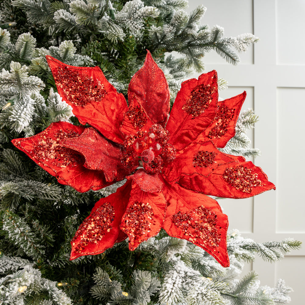 20" Giant Poinsettia Stem