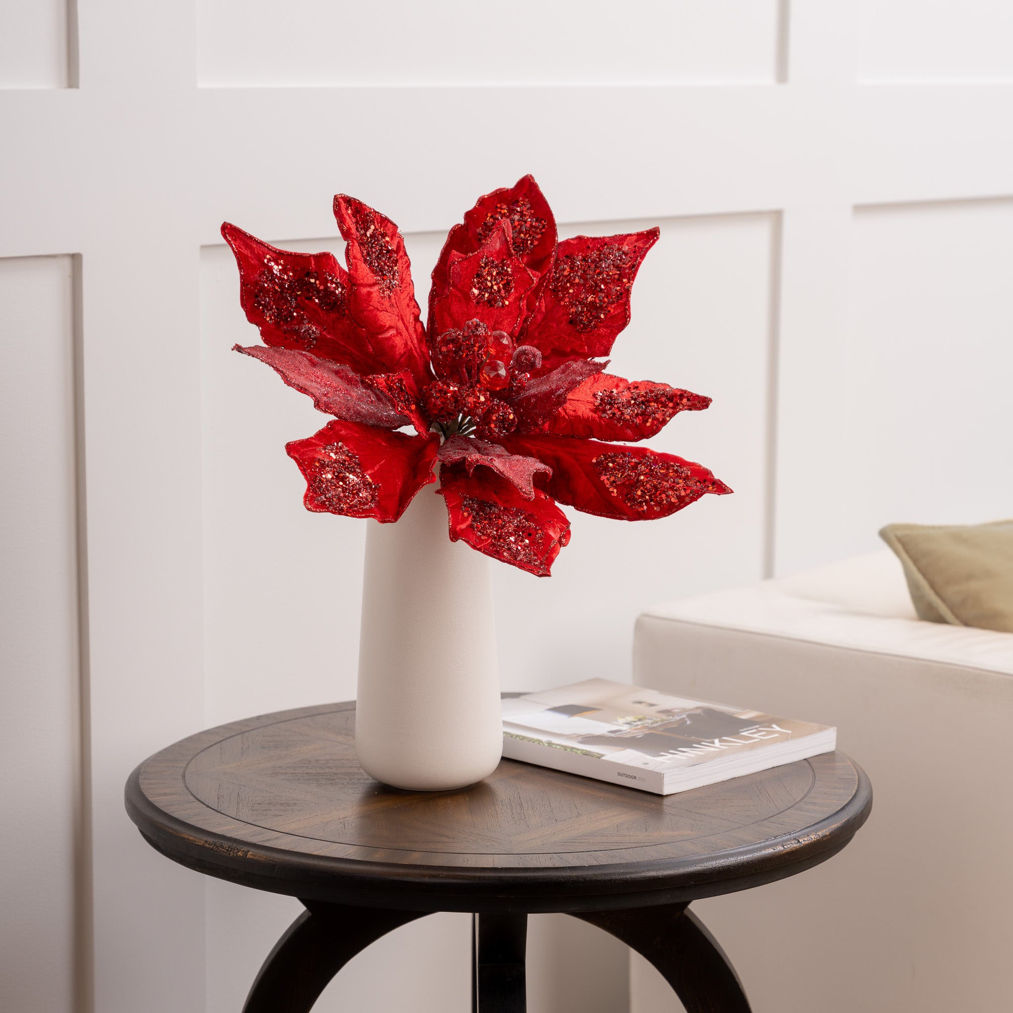 20" Giant Poinsettia Stem