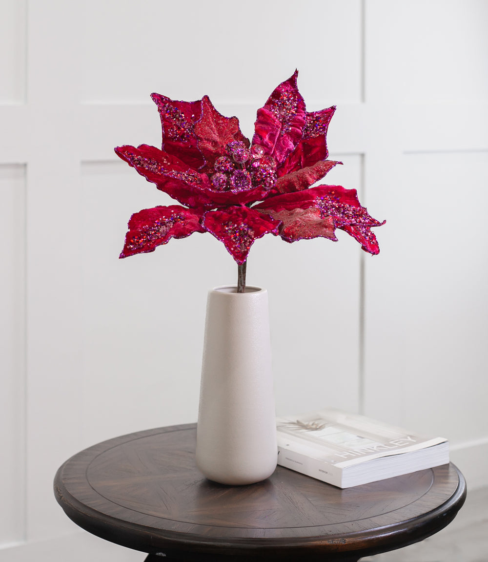 21" Giant Poinsettia Stem