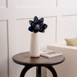 18" Sapphire & Silver Magnolia Stem