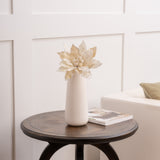 18" Poinsettia Stem With Leaves