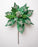 20" Emerald & Silver Giant Poinsettia