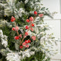 28" Icy Red Berry Branch