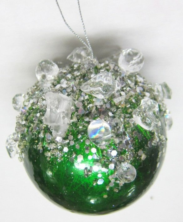 4" Jewel Ball Ornament