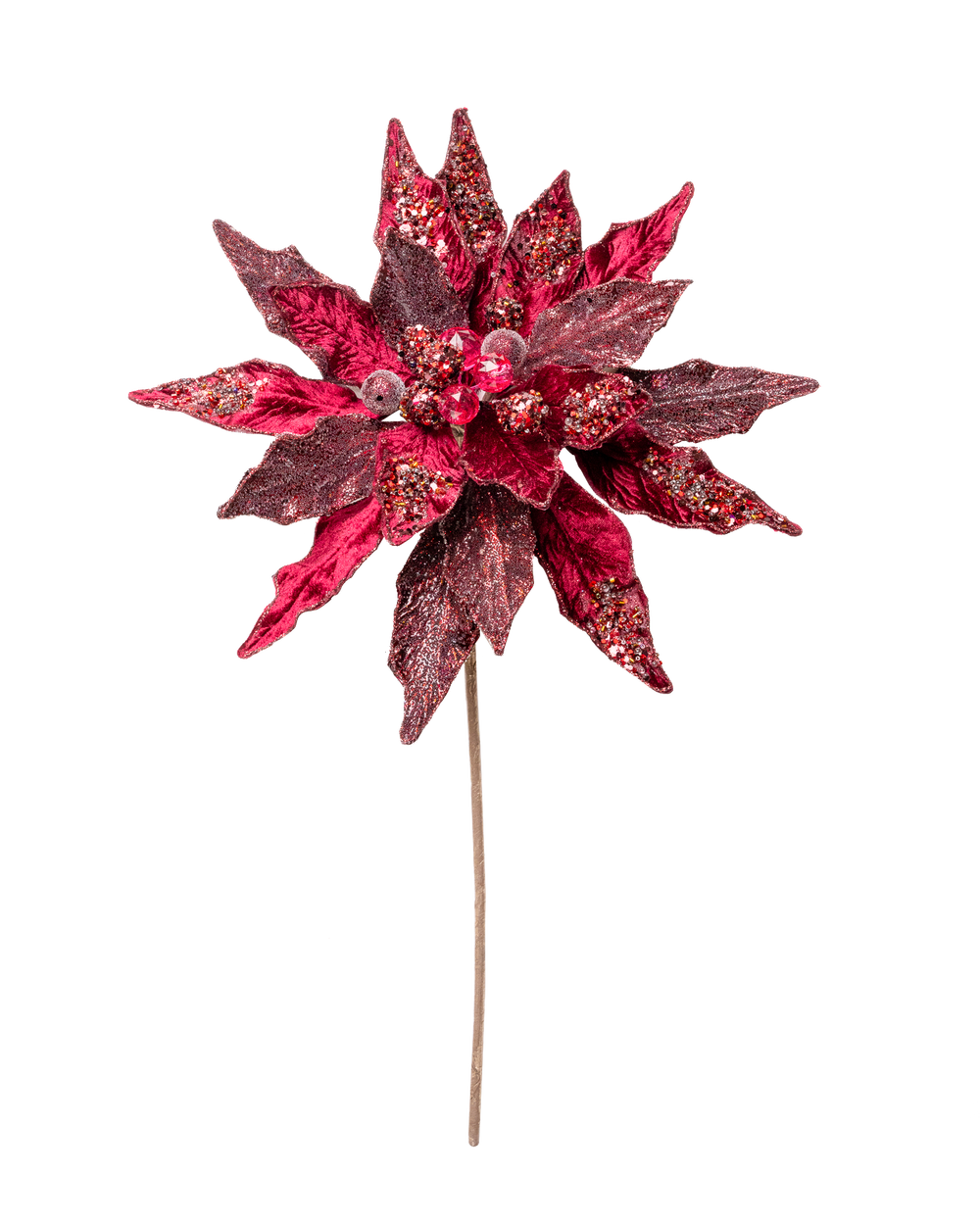 18" Poinsettia Stem