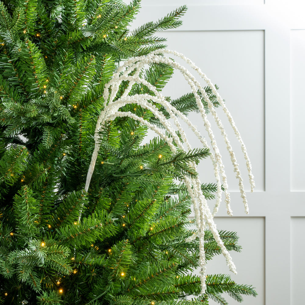 18" Hanging Glitter Branch