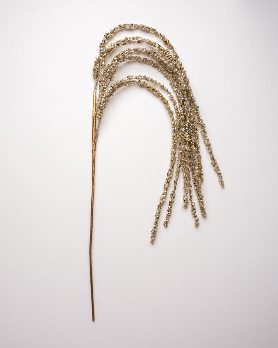 18" Hanging Glitter Branch