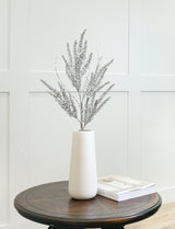 29" Pewter Glitter Coral Spray