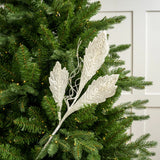 33" Silver Glitter Fancy Diamond Spray