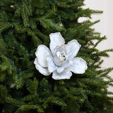 17" Rose Poinsettia Stem