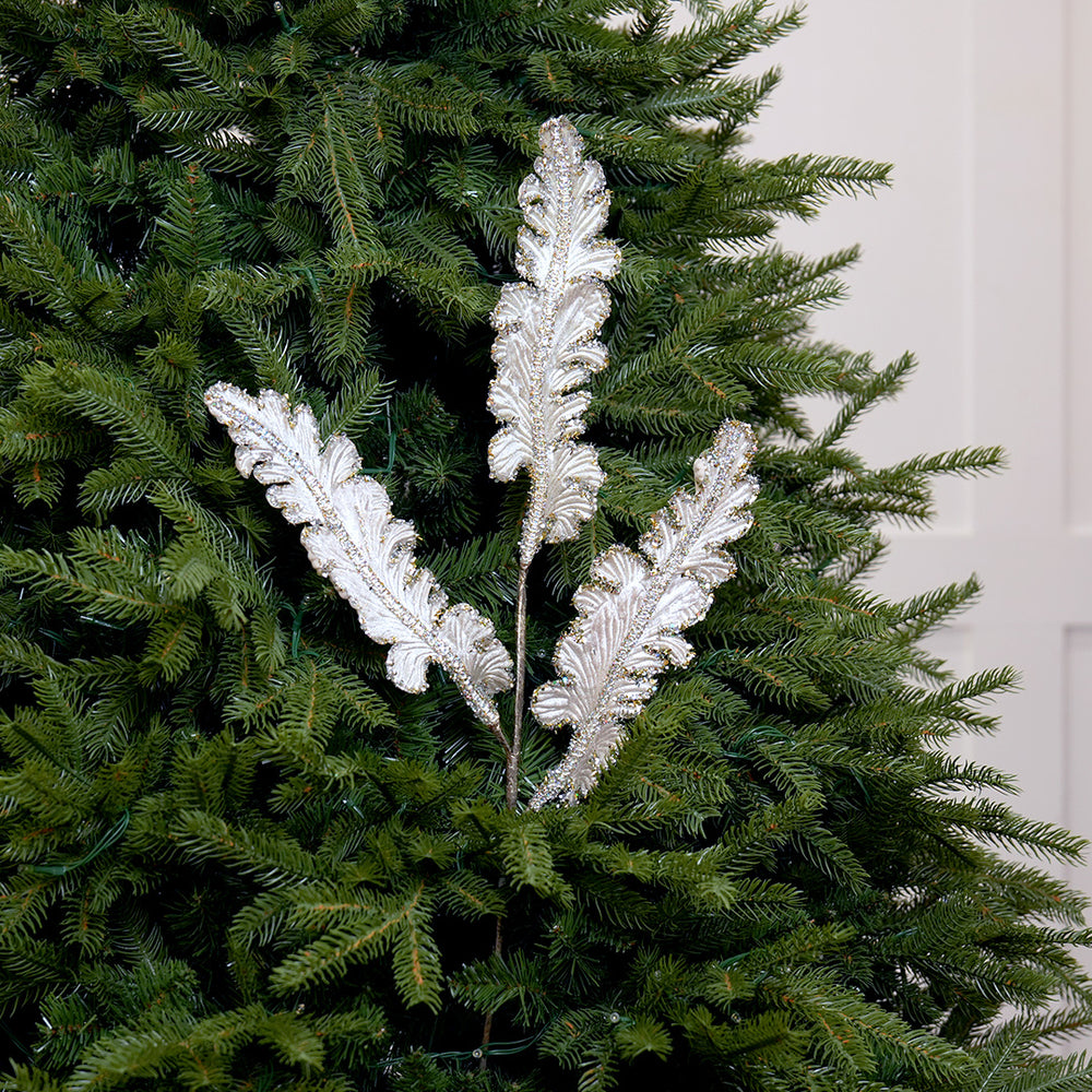 32" Platinum Acanthus Spray