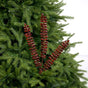 29" Burgundy Diamond Leaf Spray