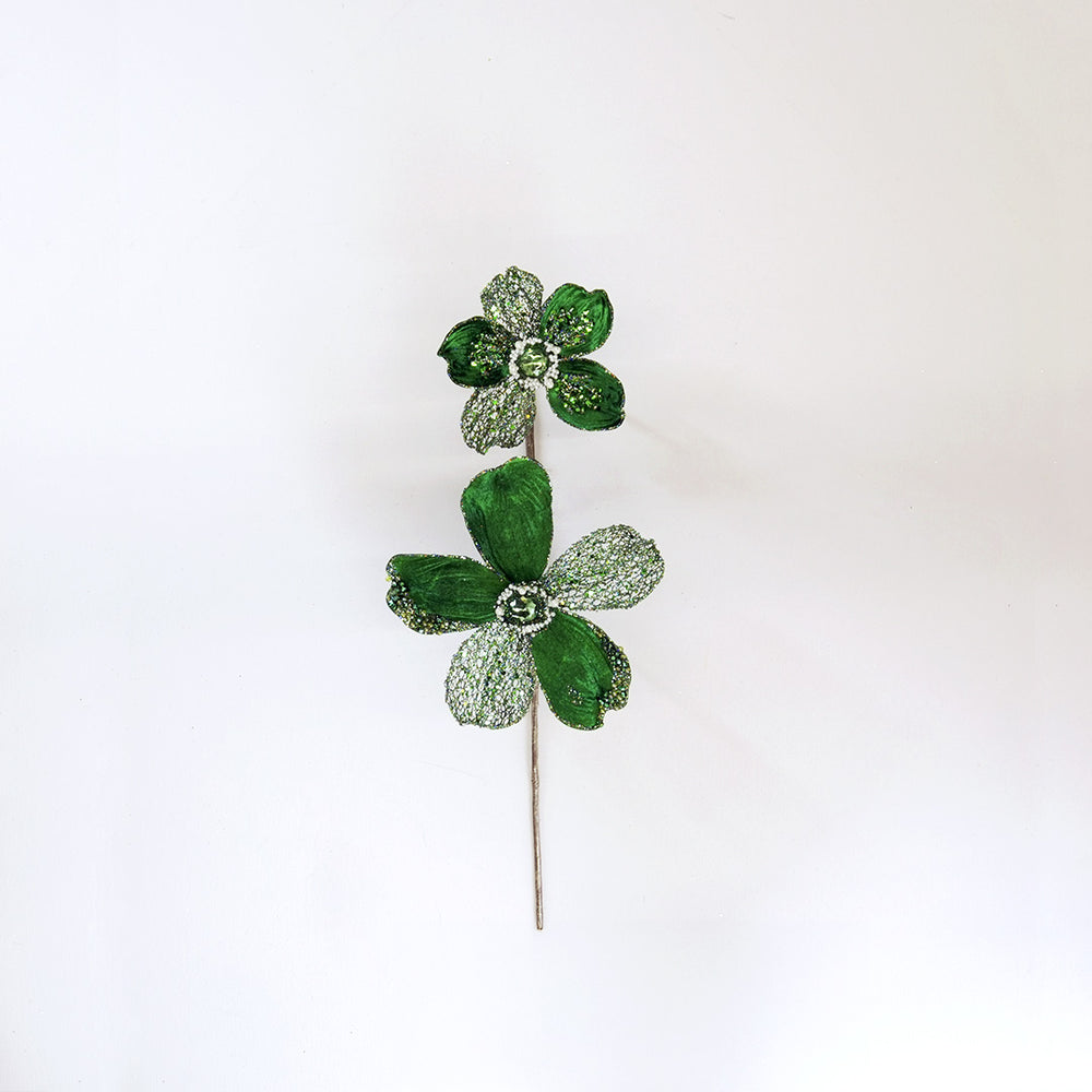 22" Emerald Magnolia Spray