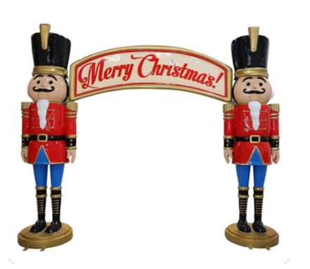 11 FT Merry Christmas with Nutcrackers Arch