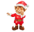 3 FT Red Santa Elf Laughing