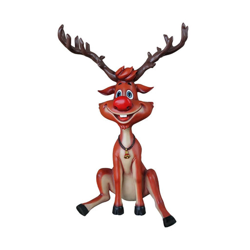 5 FT Sitting & Smiling Reindeer