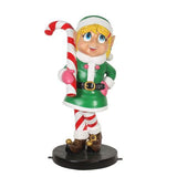 3 FT Elf Girl With Candy Cane