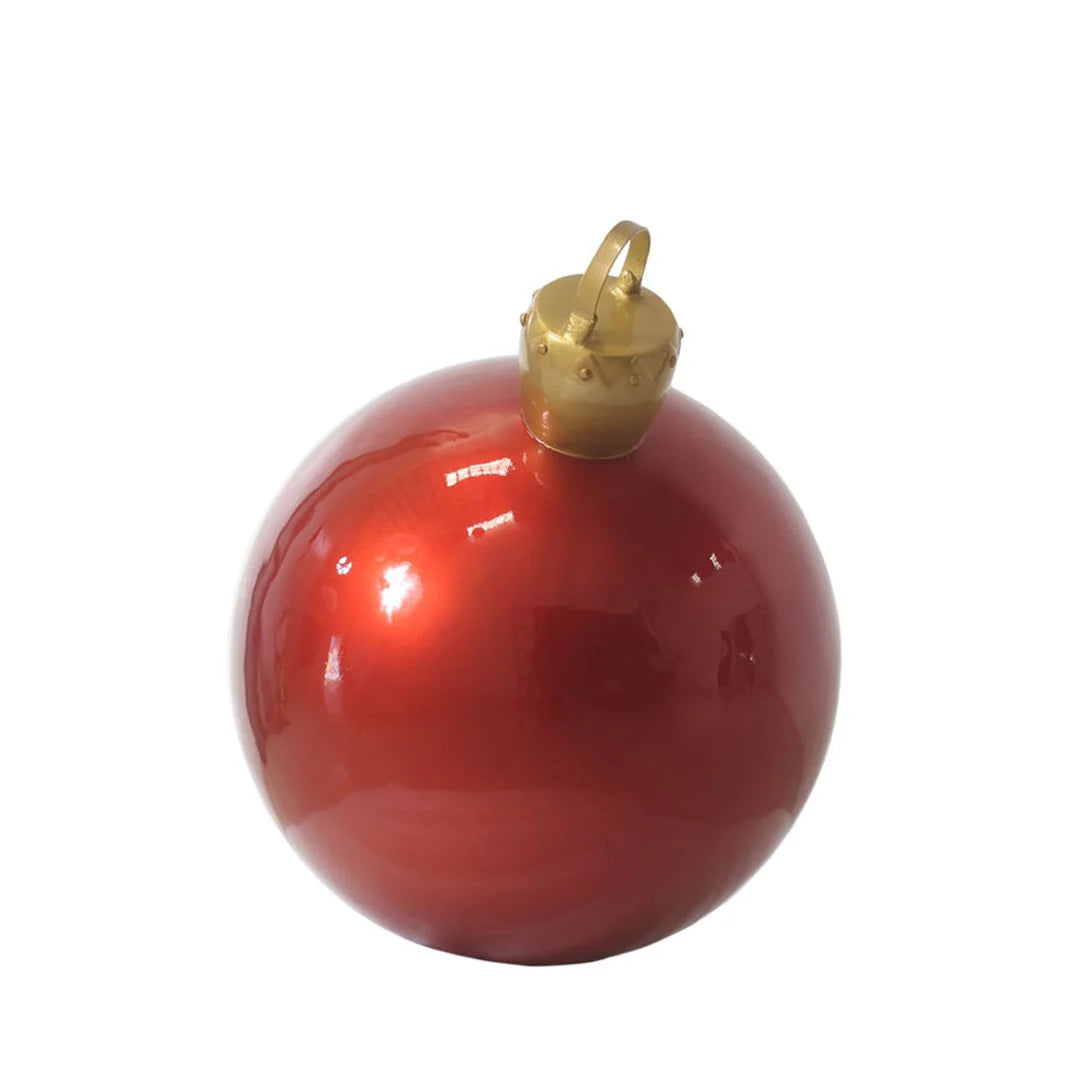 3 FT Red Merry Christmas Ball