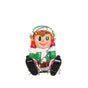 2 FT Elf Boy Sitting Playing With Lights