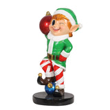 3 FT Elf Boy Holding Ball Ornament