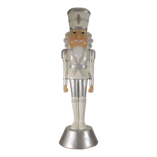 9 FT White & Silver Nutcracker