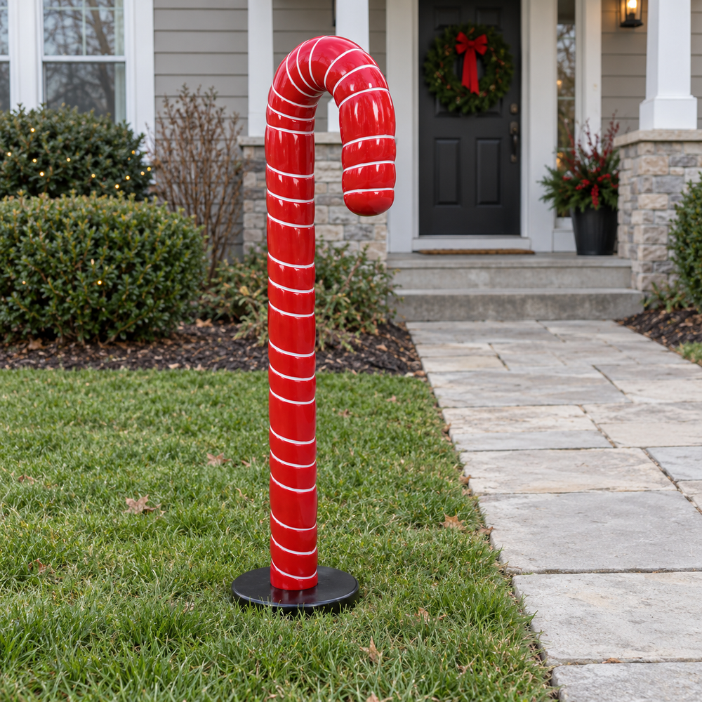 4 FT Standing Candy Cane