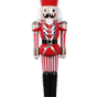 6 FT Red & White Striped Nutcracker