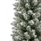 Snowy Pencil Pine Tree Unlit